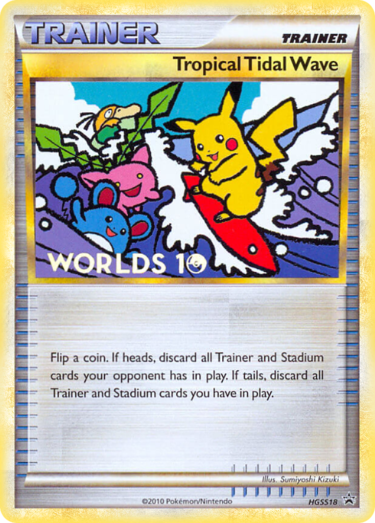 Tropical Tidal Wave (HGSS18) [HeartGold & SoulSilver: Black Star Promos] | Dumpster Cat Games