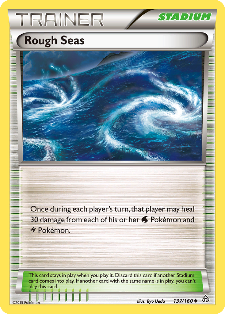 Rough Seas (137/160) [XY: Primal Clash] | Dumpster Cat Games