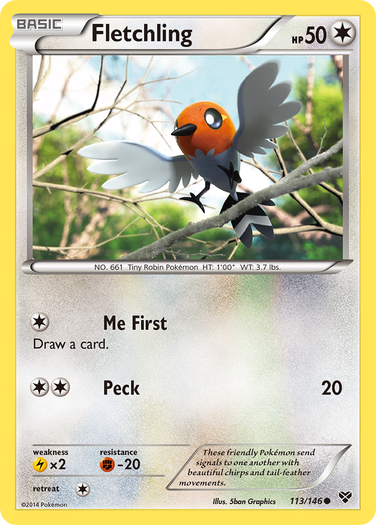 Fletchling (113/146) [XY: Base Set] | Dumpster Cat Games