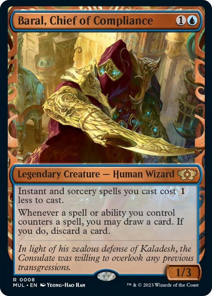 Baral, Chief of Compliance [Multiverse Legends] | Dumpster Cat Games