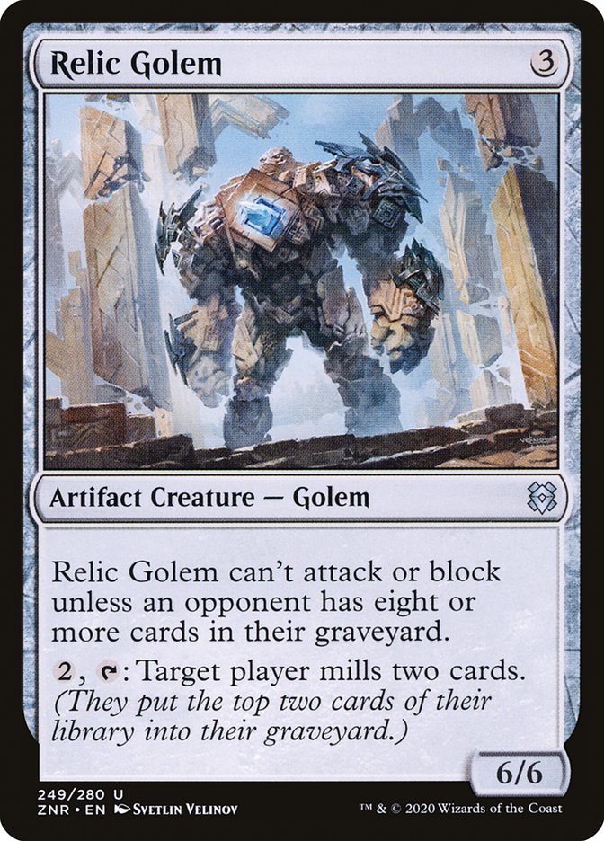 Relic Golem [Zendikar Rising] | Dumpster Cat Games