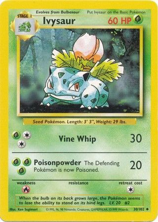 Ivysaur (30/102) [Base Set Unlimited] | Dumpster Cat Games