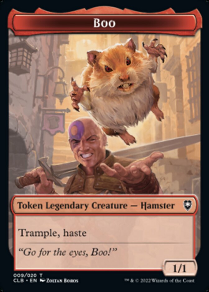 Boo Token [Commander Legends: Battle for Baldur's Gate Tokens] | Dumpster Cat Games