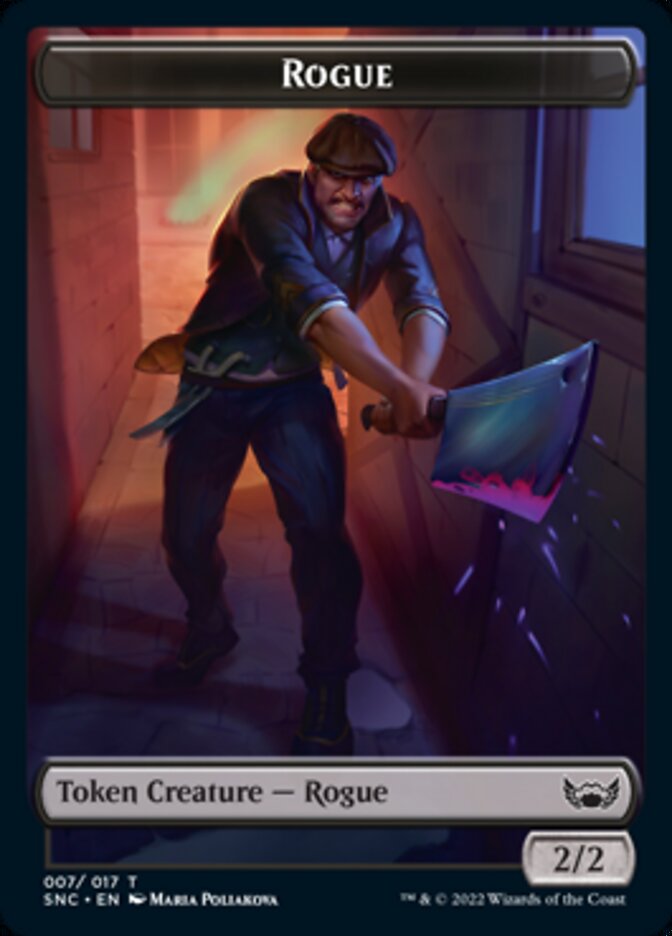 Rogue Token [Streets of New Capenna Tokens] | Dumpster Cat Games