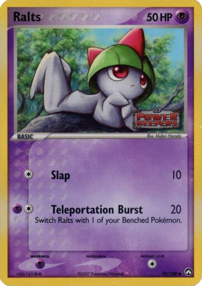 Ralts (59/108) (Stamped) [EX: Power Keepers] | Dumpster Cat Games