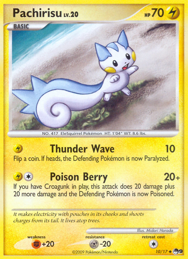 Pachirisu (10/17) [POP Series 9] | Dumpster Cat Games