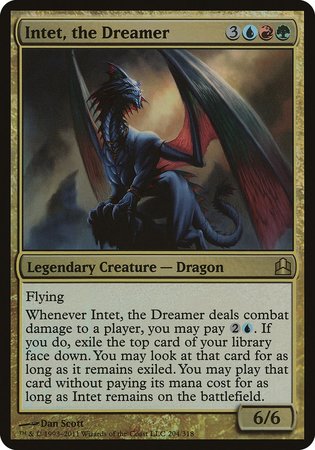 Intet, the Dreamer (Oversized) [Commander 2011 Oversized] | Dumpster Cat Games