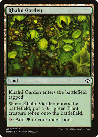 Khalni Garden [Duel Decks: Nissa vs. Ob Nixilis] | Dumpster Cat Games