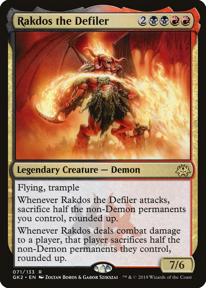 Rakdos the Defiler [Ravnica Allegiance Guild Kit] | Dumpster Cat Games