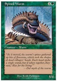 Spined Wurm [Starter 2000] | Dumpster Cat Games