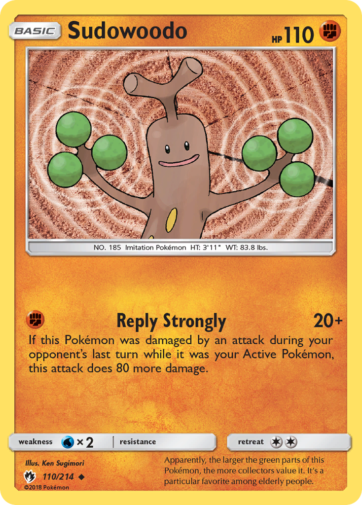 Sudowoodo (110/214) [Sun & Moon: Lost Thunder] | Dumpster Cat Games