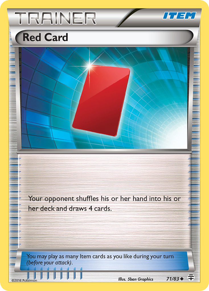 Red Card (71/83) [XY: Generations] | Dumpster Cat Games