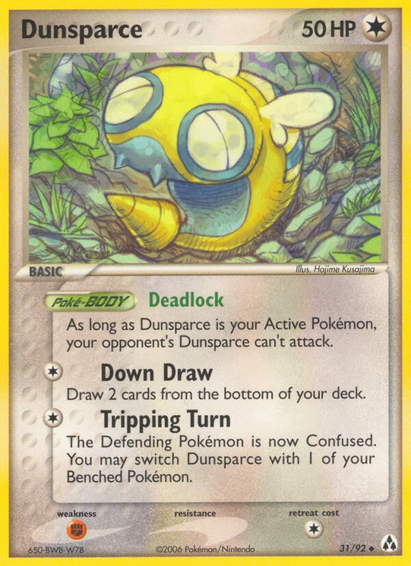 Dunsparce (31/92) [EX: Legend Maker] | Dumpster Cat Games