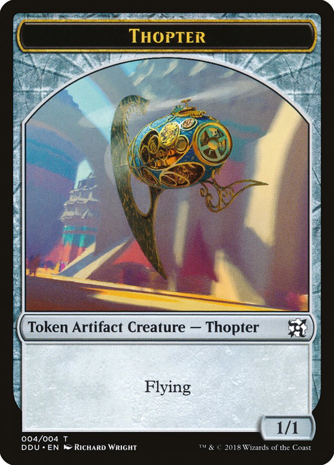 Thopter (004/004) [Duel Decks: Elves vs. Inventors Tokens] | Dumpster Cat Games