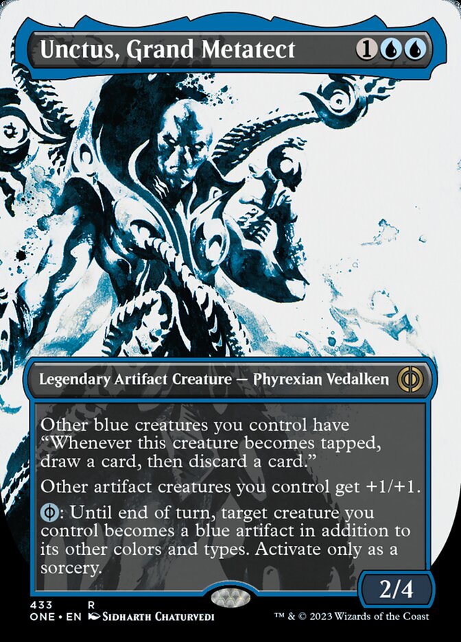 Unctus, Grand Metatect (Borderless Ichor Step-and-Compleat Foil) [Phyrexia: All Will Be One] | Dumpster Cat Games