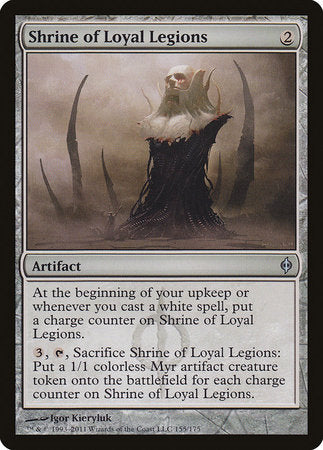 Shrine of Loyal Legions [New Phyrexia] | Dumpster Cat Games