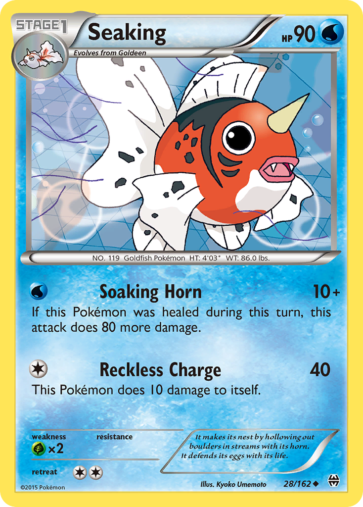 Seaking (28/162) [XY: BREAKthrough] | Dumpster Cat Games