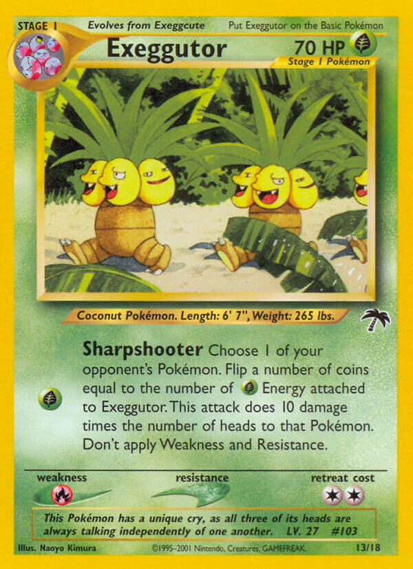 Exeggutor (13/18) [Southern Islands] | Dumpster Cat Games