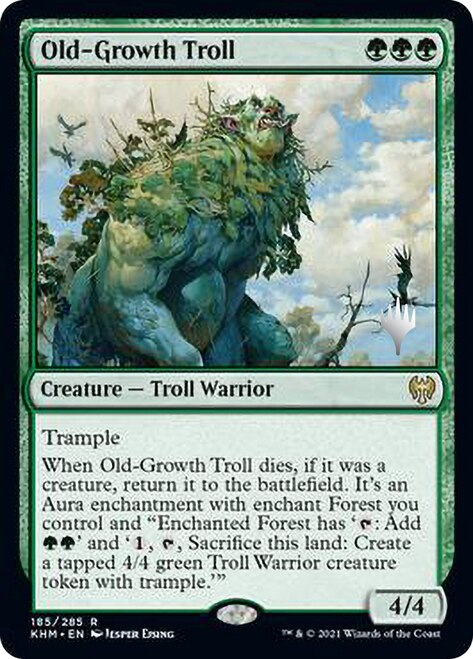 Old-Growth Troll [Kaldheim Promo Pack] | Dumpster Cat Games