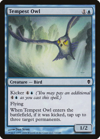 Tempest Owl [Zendikar] | Dumpster Cat Games