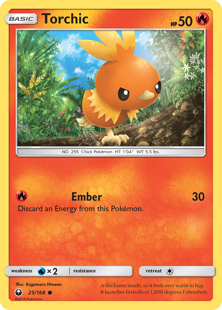 Torchic (25/168) [Sun & Moon: Celestial Storm] | Dumpster Cat Games