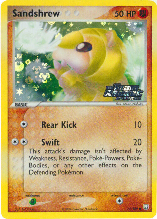 Sandshrew (74/109) (Stamped) [EX: Team Rocket Returns] | Dumpster Cat Games