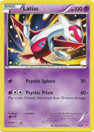 Latias (14/30) [XY: Trainer Kit 2 - Latias] | Dumpster Cat Games