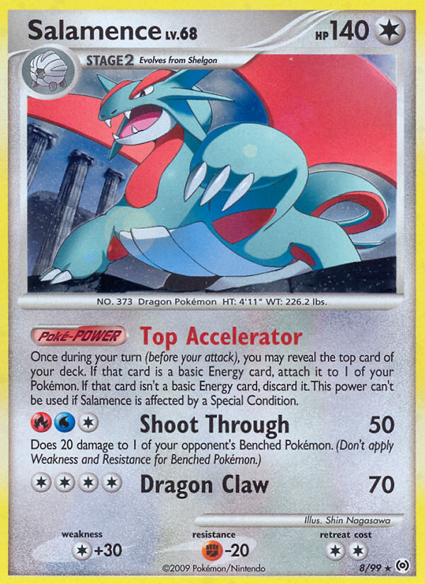 Salamence (8/99) [Platinum: Arceus] | Dumpster Cat Games