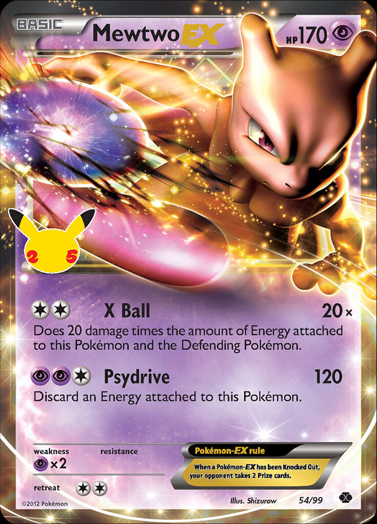 Mewtwo EX (54/99) [Celebrations: 25th Anniversary - Classic Collection] | Dumpster Cat Games