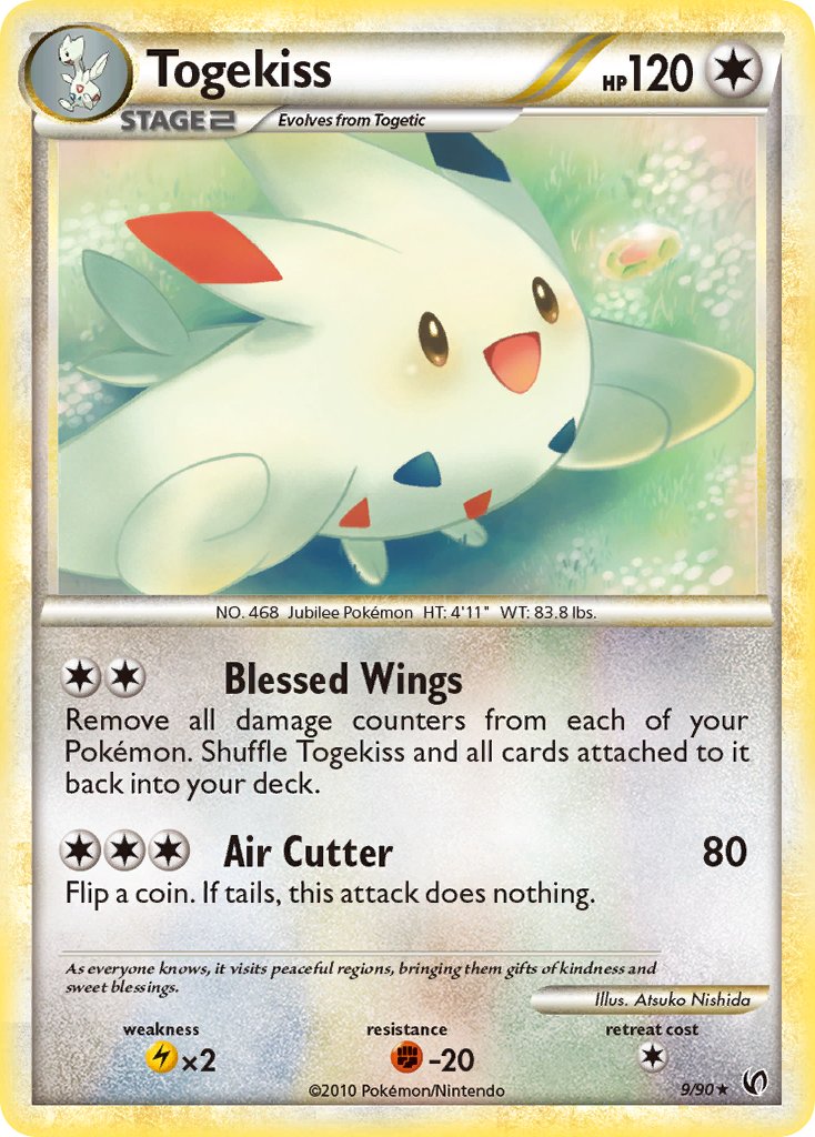 Togekiss (9/90) (Theme Deck Exclusive) [HeartGold & SoulSilver: Undaunted] | Dumpster Cat Games