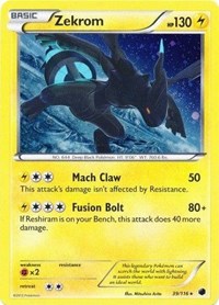 Zekrom (39/116) (Cosmos Holo) [Black & White: Plasma Freeze] | Dumpster Cat Games