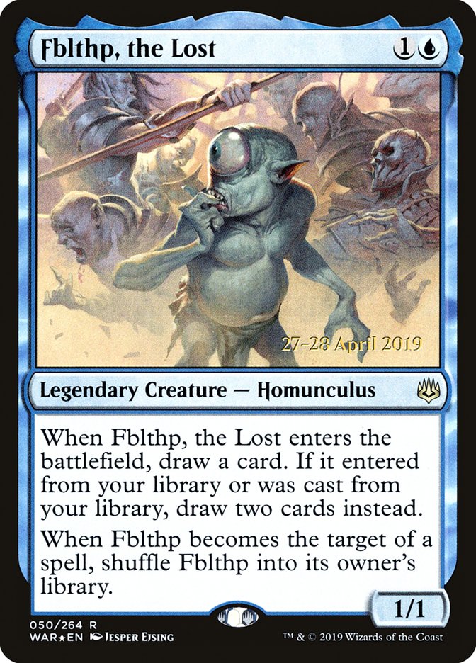 Fblthp, the Lost  [War of the Spark Prerelease Promos] | Dumpster Cat Games