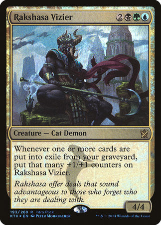 Rakshasa Vizier [Khans of Tarkir Promos] | Dumpster Cat Games