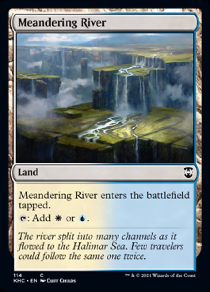 Meandering River [Kaldheim Commander] | Dumpster Cat Games