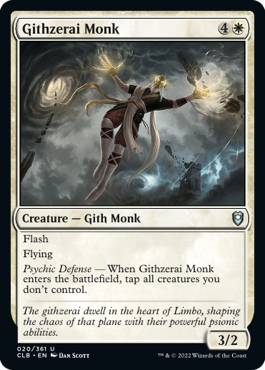 Githzerai Monk [Commander Legends: Battle for Baldur's Gate] | Dumpster Cat Games