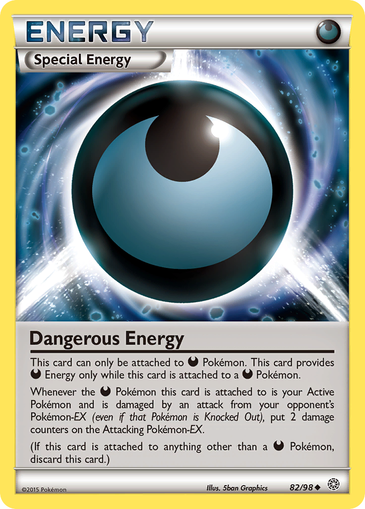 Dangerous Energy (82/98) [XY: Ancient Origins] | Dumpster Cat Games