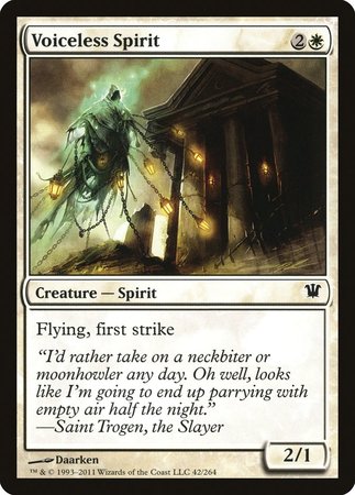 Voiceless Spirit [Innistrad] | Dumpster Cat Games