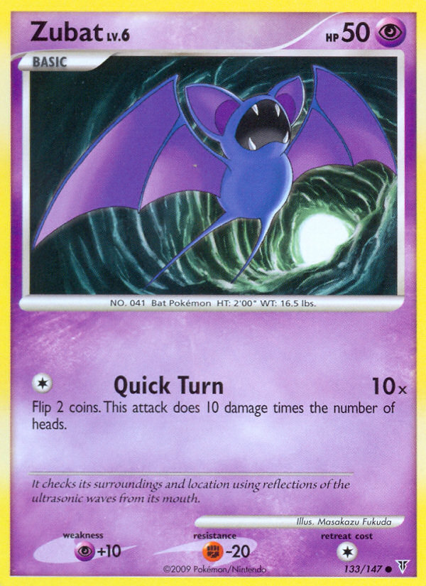 Zubat (133/147) [Platinum: Supreme Victors] | Dumpster Cat Games