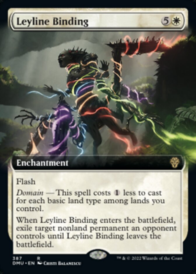 Leyline Binding (Extended Art) [Dominaria United] | Dumpster Cat Games