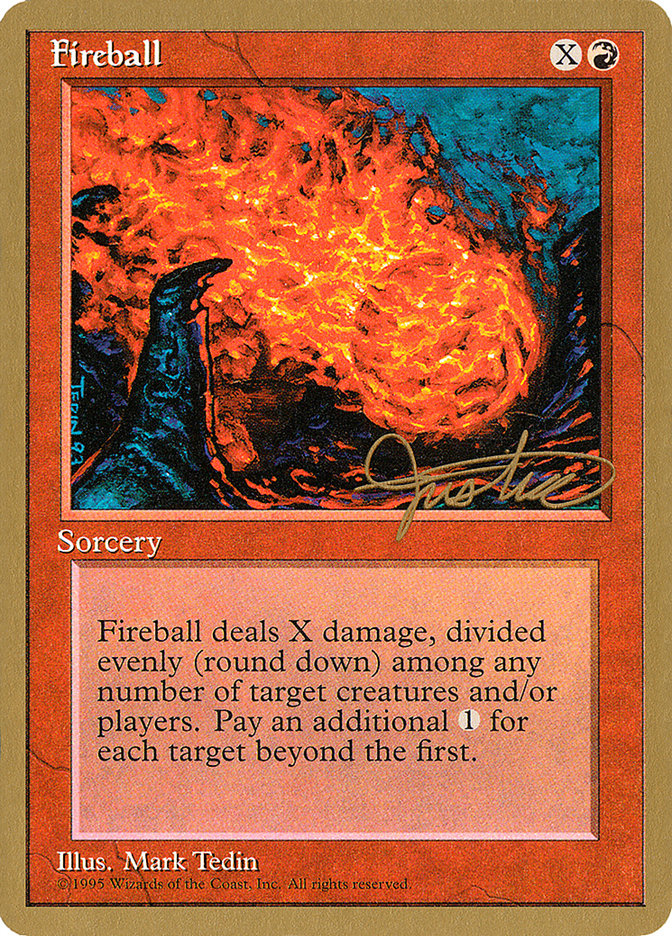 Fireball (Mark Justice) [Pro Tour Collector Set] | Dumpster Cat Games