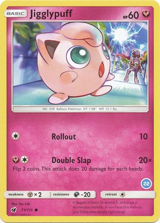 Jigglypuff (71/111) (Deck Exclusive #22) [Sun & Moon: Trainer Kit - Alolan Ninetales] | Dumpster Cat Games