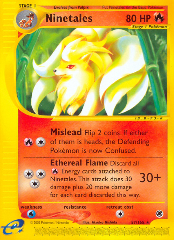 Ninetales (57/165) [Expedition: Base Set] | Dumpster Cat Games