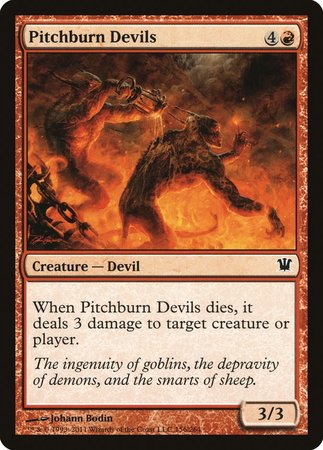 Pitchburn Devils [Innistrad] | Dumpster Cat Games