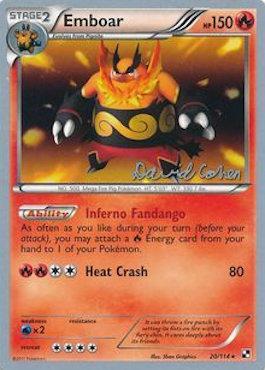 Emboar (20/114) (Twinboar - David Cohen) [World Championships 2011] | Dumpster Cat Games