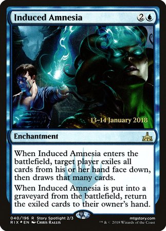 Induced Amnesia [Rivals of Ixalan Promos] | Dumpster Cat Games