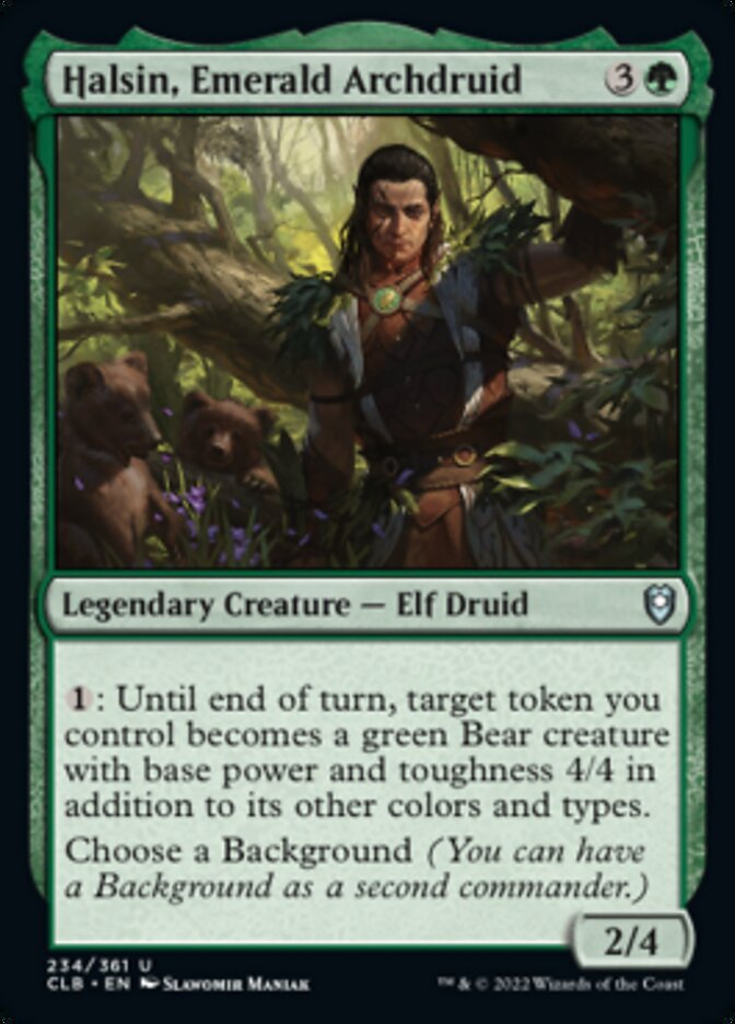 Halsin, Emerald Archdruid [Commander Legends: Battle for Baldur's Gate] | Dumpster Cat Games