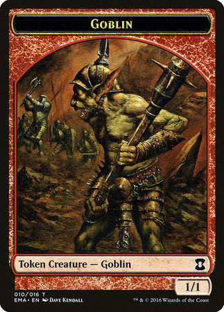 Goblin Token [Eternal Masters Tokens] | Dumpster Cat Games