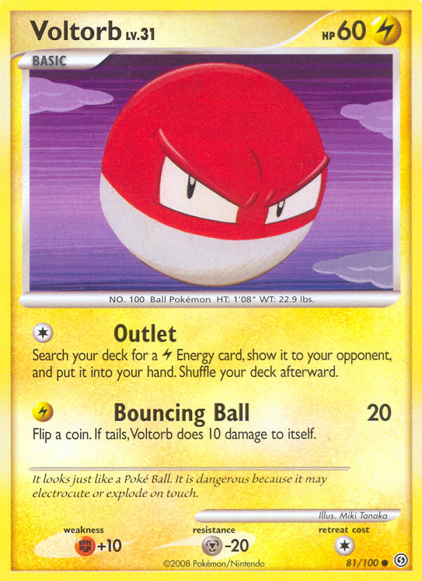 Voltorb (81/100) [Diamond & Pearl: Stormfront] | Dumpster Cat Games