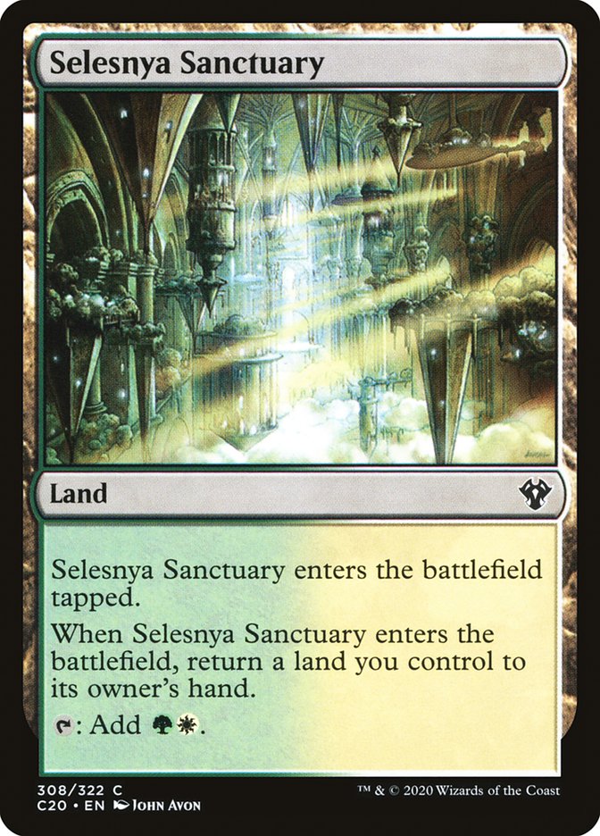 Selesnya Sanctuary [Commander 2020] | Dumpster Cat Games