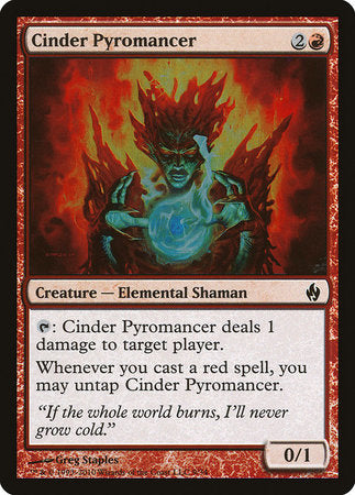 Cinder Pyromancer [Premium Deck Series: Fire and Lightning] | Dumpster Cat Games